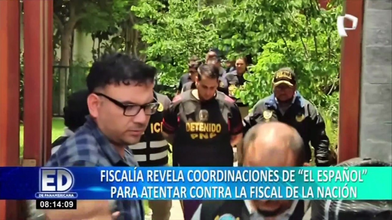 Revela coordinaciones entre 'El español' y Carlos Barba para atentar contra Fiscal de la Nación