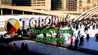 Ice Skating videos | Canada Toronto  videos | Toronto Downtown