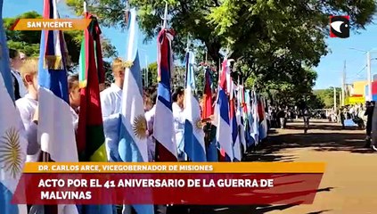 Misiones homenajeó a excombatientes al cumplirse 41 años de la guerra de Malvinas