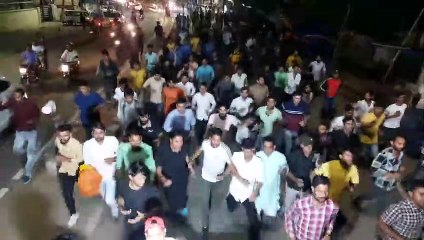 काले कपड़े पहनकर सडक़ों पर दौड़े बहरोड़ विधायक