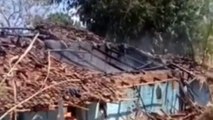 सीधी: मकान में लगी भीषण आग, फायर ब्रिगेड से आग पर पाया काबू