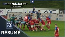 PRO D2 - Résumé Rugby Club Massy Essonne-FC Grenoble Rugby: 7-36 - J26 - Saison 2022/2023