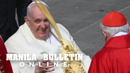 ’I am still alive’: Pope Francis leaves hospital, leads Palm Sunday rites