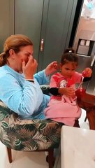 Katia Aveiro com a mãe Dolores