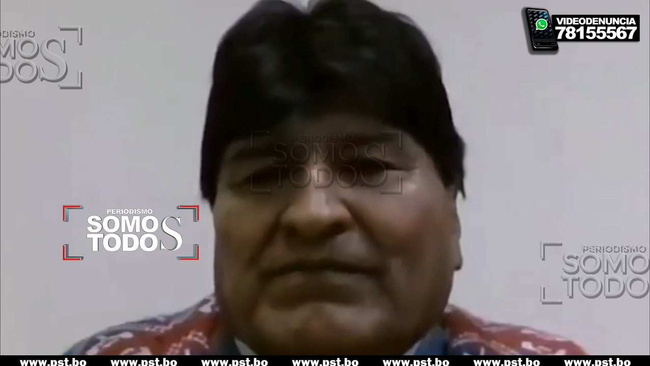 Ex mandatario Evo ,se refiere a  Álvaro Garcia Linera