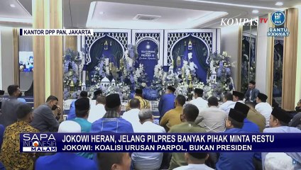 Sebut Tak Punya Kepentingan,  Jokowi: Urusan Parpol, Presiden Jangan Diikut-Ikutkan