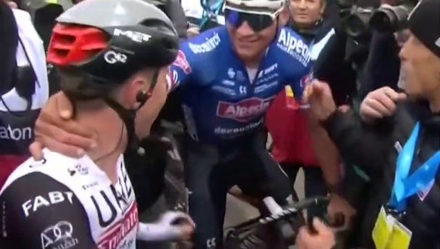 Tour des Flandres 2023 - Mathieu van der Poel : We have a very good relationship with Tadej Pogacar, I'm happy for him!