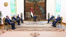 الرئيس السيسي يستقبل رئيس مجلس النواب العراقي ويتابع برامج التنمية المجتمعية لأبناء سيناء