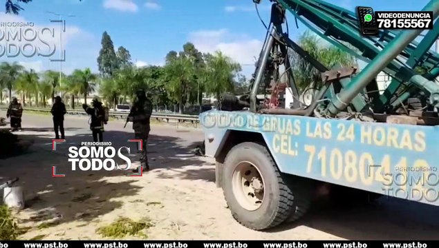VUELCA CAMIÓN CON PRECURSORES PARA FABRICAR COCAÍNA EN LA ZONA NORTE DE LA CAPITAL CRUCEÑA