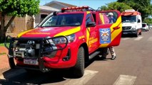 Em estado grave, mulher é socorrida pelo Corpo de Bombeiros e Samu