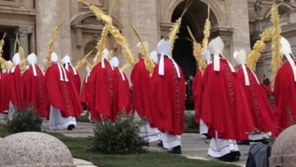 El papa preside el Domingo de Ramos tras su hospitalización