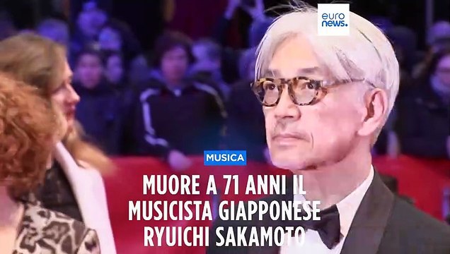 Addio a Ryuichi Sakamoto, mago della musica elettronica