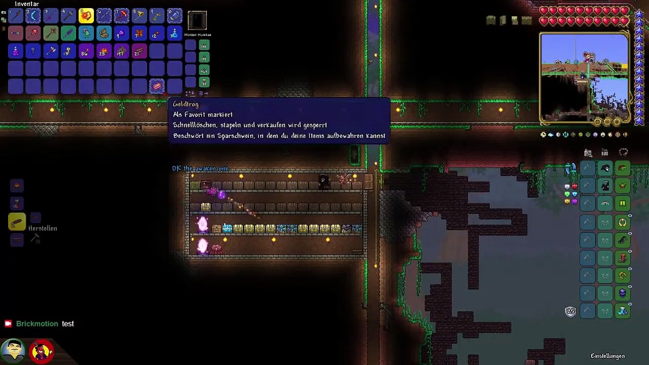 Terraria let's play 250: spaziergang durch die lava