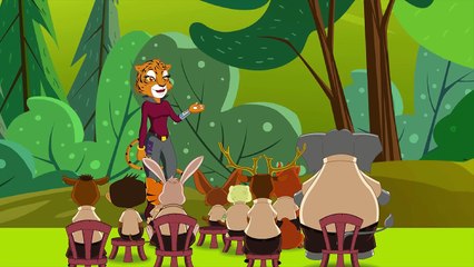 Four Friends _ English Cartoon _ Panchatantra Moral Stories for Kids _ Maha Cartoon TV English 2