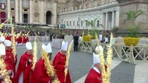 Papst Franziskus hält Messe zum Palmsonntag