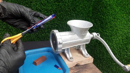 EXPERIMENT: Chocolate vs Meat Grinder