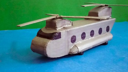 How To Make Raf Chinook Helicopter With Cardboard | Boeing Chinook By Mr Crafty