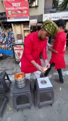 Veg Paneer Shawarma Making #streetfood #shorts