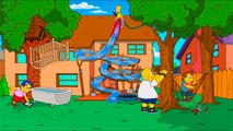 Bart hace su propio tobogan Los simpsons capitulos completos en español latino