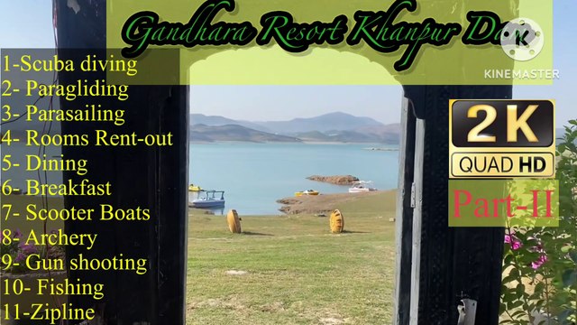 Gandhara resort| part 2 | parasailing | paragliding | scuba diving | night stay| water sports | dining facilities