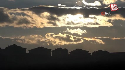 Yüksekova'dan kartpostallık gün batımı manzaraları