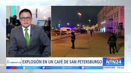 Bloguero prorruso murió tras explosión de una bomba en café de San Petersburgo