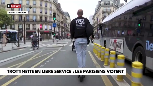 Trottinettes en libre-service - les Parisiens votent