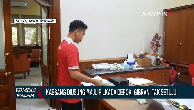 Ditanya Soal Beri Dukungan Kaesang Maju Jadi Wali Kota Depok, Gibran: 'Ora'