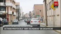 Despliegan operativo de seguridad en Zacatecas tras asesinato de taxistas