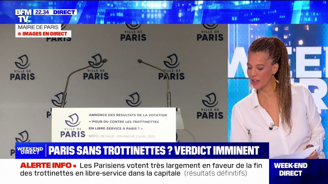 Près de 90% des Parisiens votent contre le maintien des trottinettes en libre-service dans les rues de la capitale