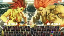 Female E.Honda, female Blanka and female Guile skins, Street Fighter V Champion Edition.