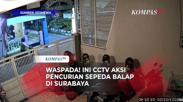Waspada! Aksi Pencurian Sepeda Balap Terekam CCTV Jelang Waktu Sahur