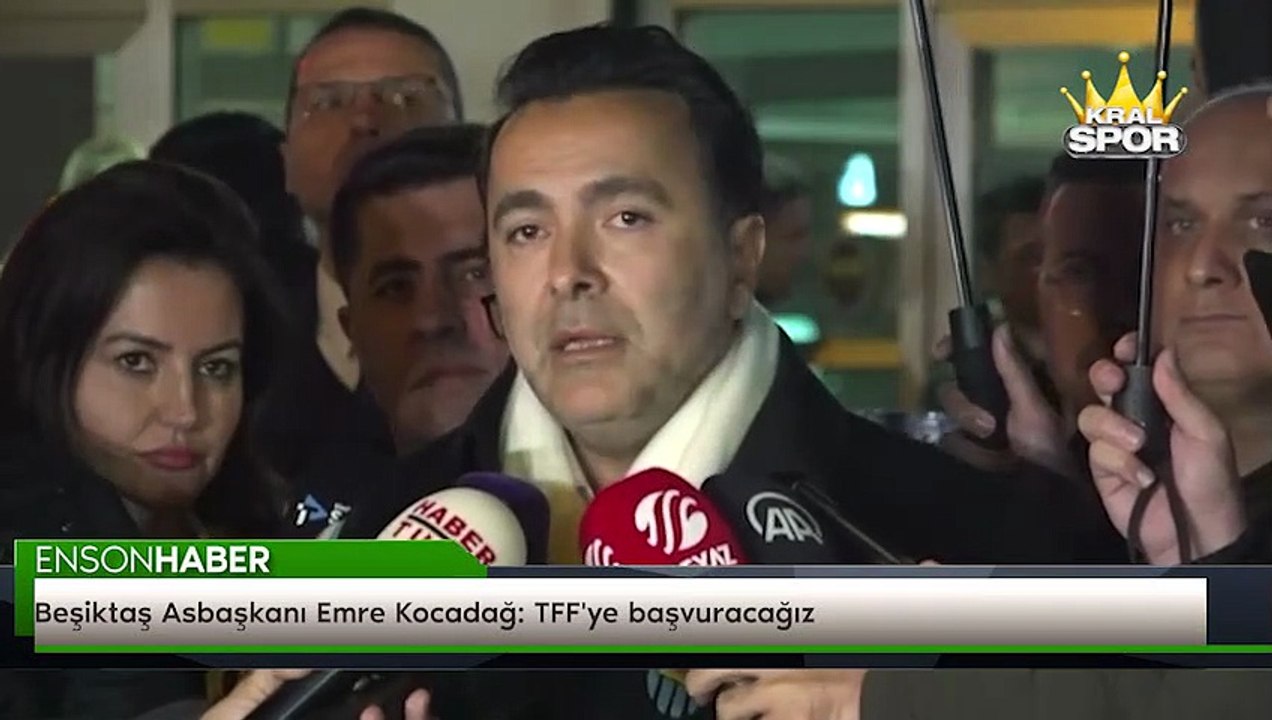 Beşiktaş Asbaşkanı Emre Kocadağ: TFF'ye başvuracağız