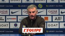 Galtier : «On ne peut pas tout attendre de Messi» - Foot - L1 - PSG