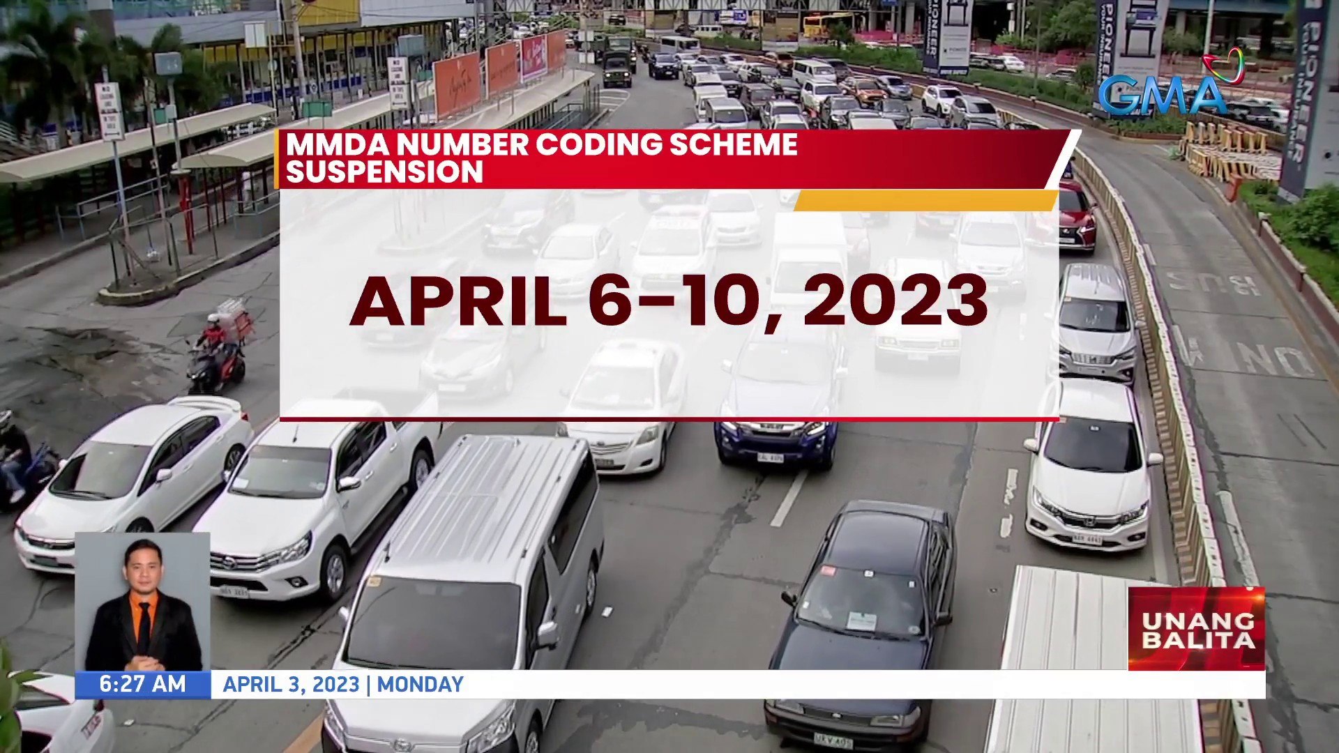 ⁣MMDA number coding scheme suspension | UB