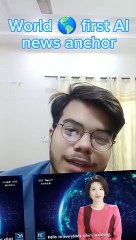 World first AI news anchor - AI technology