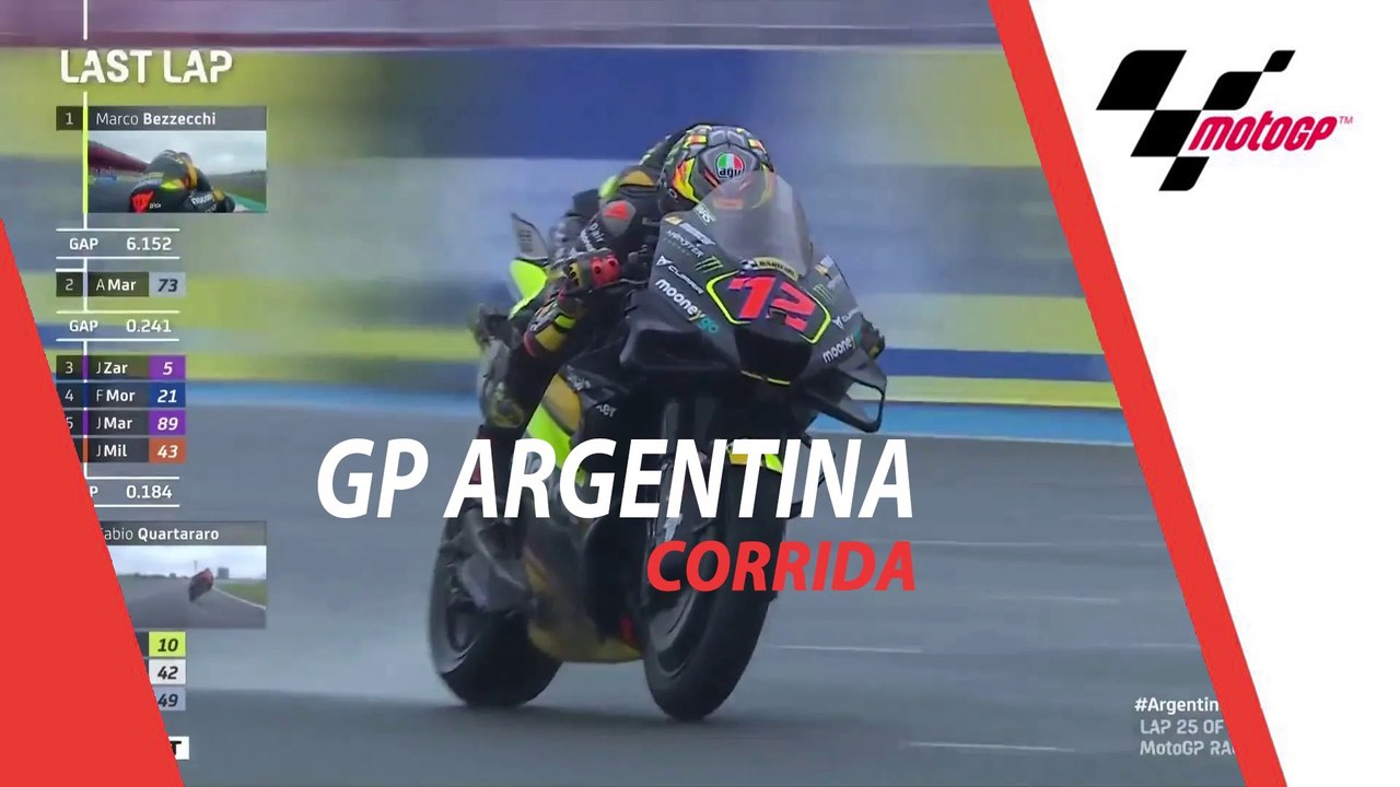 FULL RACE】 MotoGP™ - Argentina Grand Prix 2023 | Bezzecchi claims maiden  MotoGP win in Argentina - video Dailymotion