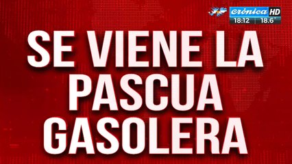 Se viene la pascua gasolera ¿Cuánto sale armar el huevo de pascua?