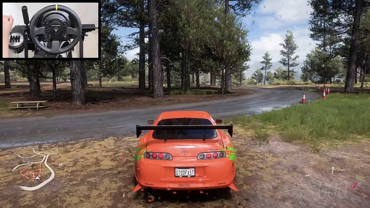 Forza Horizon 5 Paul Walker Toyota Supra _ Steering Wheel