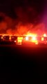 Fogo destrói empresa em Joinville durante incêndio