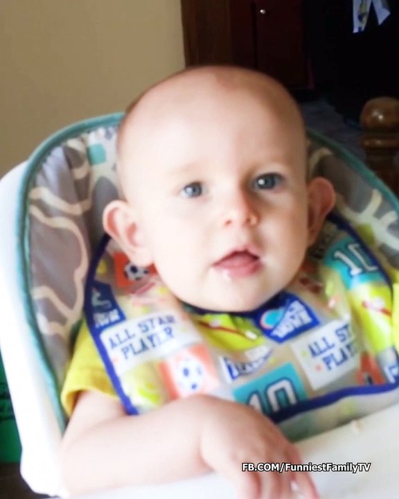 Funniest Baby First Time Say