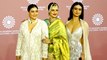 Rekha के साथ Kajol और Nysa Devgan ने दिए पोज पर Solo पोज देने से Nysa का इनकार