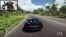 Bugatti Chiron - Forza Horizon 5 _ Steering Wheel Gamepla