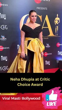 Neha Dhupia at Critic Choice Award