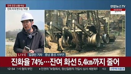 충남 홍성·대전 산불 이틀째…"오늘 중 진화 목표"