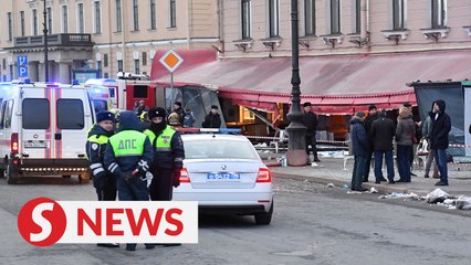 Bomb kills Russian war blogger in St Petersburg cafe