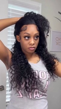 40 Inch Curly Lace Front Human Hair Wigs For Black Women | Pre Plucked Brazilian Hair 13x4 Deep Wave Frontal Wig | 13x6 Hd Lace Wig