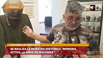 Muestra histórica "Memoria activa, 41 años de Malvinas"