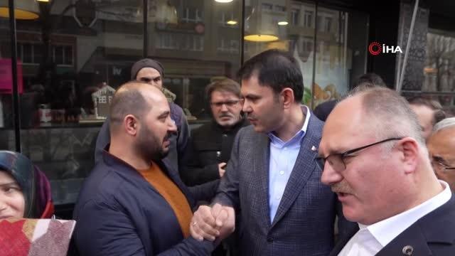 Bakan Kurum ile depremzede vatandaş arasında duygusal diyalog