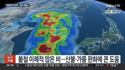 下载视频: 산불 잡고 가뭄에 도움…내일까지 천금같은 단비